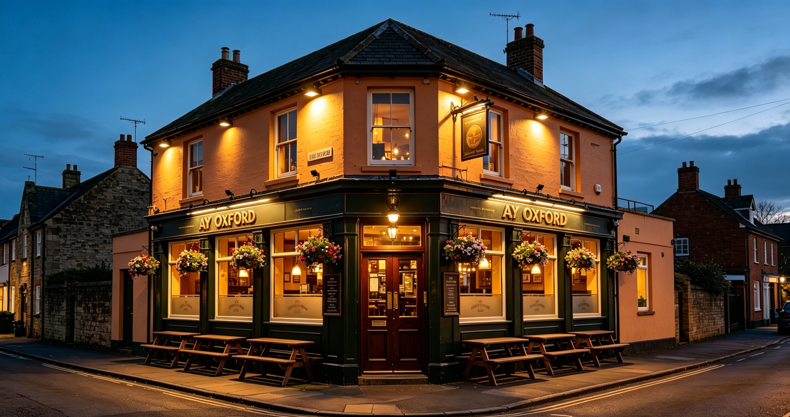 AY OXFORD public house in Old Marston